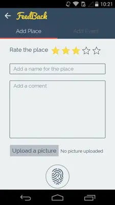 FeedBack android App screenshot 0